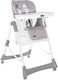 Lorelli Gusto Foldable Baby Highchair with Adjustable Height Gray Rabbits
