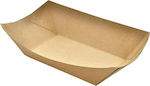 Disposable Food Paper Box Kraft 22x16x5.5cm Paper Tray