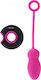 ToyJoy Caresse Embrace Remote Control Egg Vibrator Egg cu Telecomandă 7.5cm Roz