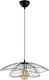 HomeMarkt Pendant Light Black with Socket E27 50x111cm