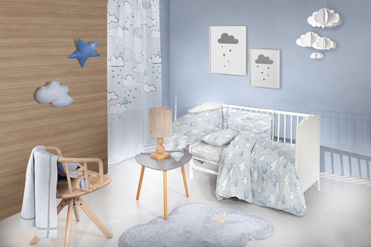 Guy Laroche Σет За Количка Cloudy Светлосин 3бр
