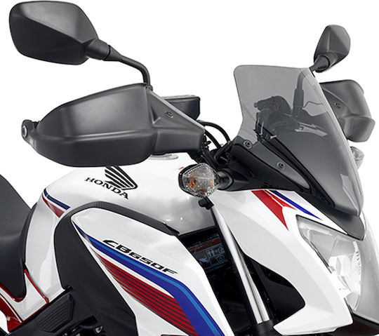 Givi Motorcycle Protective Hand Guards Handguards for Honda CB650 F / CBR650 F 2014-2016 in Black Colour