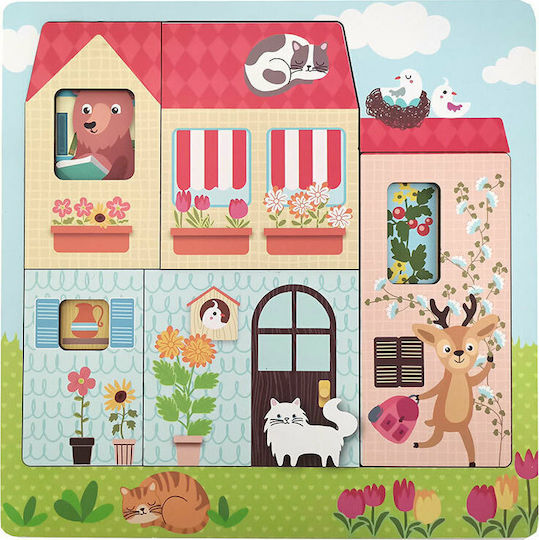 Παιδικό Puzzle House για 3+ Ετών 6pcs Magni