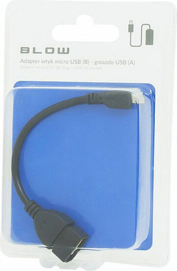 Blow Μετατροπέας micro USB male σε USB-A female 1τμχ DM-837