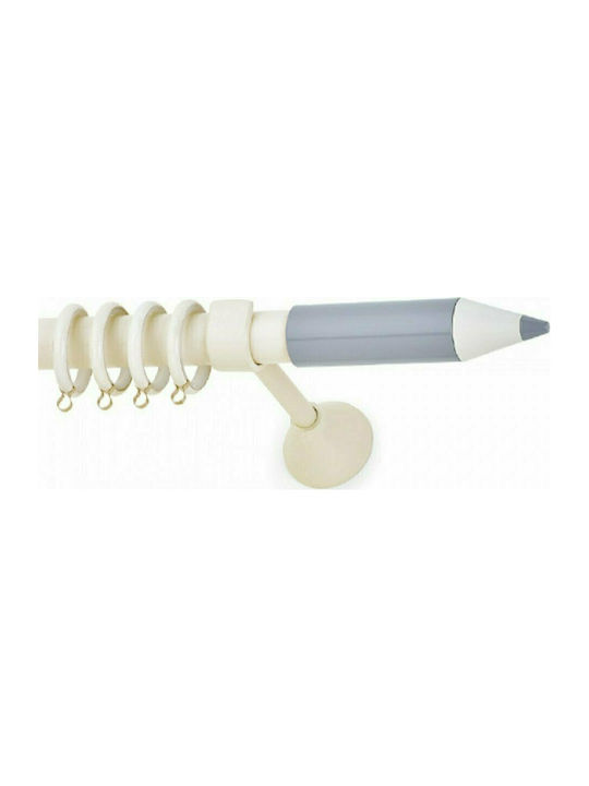 Anartisi Metallic Curtain Pole Pencil Double wi...