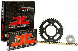 JT Sprockets Σετ Γρανάζια Αλυσίδα Χρυσή (14-37-420HPGB) για Honda Astrea Grand 110