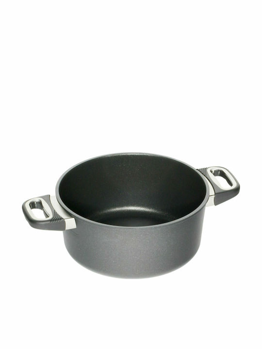 AMT Gastroguss Tiefer Topf aus Gussaluminium 3Es / 24cm