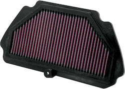 K&N Motorcycle Air Filter for Kawasaki Ninja ZX - 6 R 2009-2012