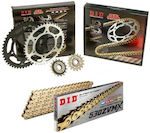 DID Chain & Sprocket Kit Golden (17-42-530ZVMX) for Suzuki GSX-R 1000 2009-2011