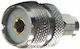 Ultimax V7828M Converter SMA male to UHF female Silver 1pcs