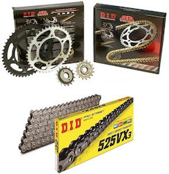 DID Chain & Sprocket Kit (16-42-525VX) for Honda CBR 600RR 2003-2006