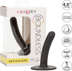 Calexotics Boundless Silicone Slim Probe Anal Dildo Black 11.5cm