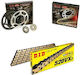 DID Chain & Sprocket Kit Golden (15-44-520VX/GB) for Aprilia Pegaso 650 2005-2009