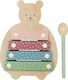 Jabadabado Wooden Xylophone Teddy For 1.5+ Years Old