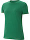 Nike Park 20 Femeie Sport Bumbac Bluză Mâneci scurte Verde