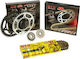 DID Kette & Ritzel-Kit Goldene (16-43-525VX/GB) für Yamaha TDM 850 1999-2001