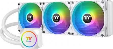 Thermaltake TH360 ARGB Sync Snow Edition CPU Water Cooling Triple Fan 120mm for Socket AM4/1200/115x White