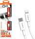 Moxom USB-C to Lightning Cable 28W Λευκό 1m (MX-CB19)