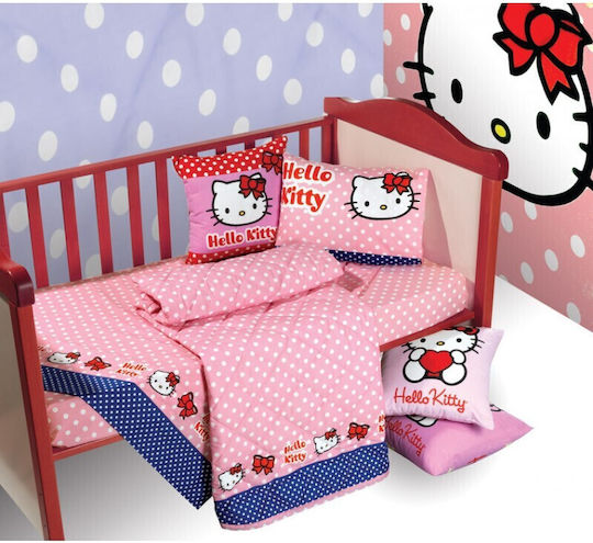 Nima Hello Kitty 302 Baby Quilt Baumwolle Rosa 110x140cm
