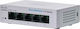 Cisco CBS110-5T-D Unverwaltet L2 Switch mit 5 Ports Gigabit (1Gbps) Ethernet