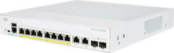 Cisco BS250-8P-E-2G Verwaltet L2 PoE+ Switch mit 10 Ports Gigabit (1Gbps) Ethernet