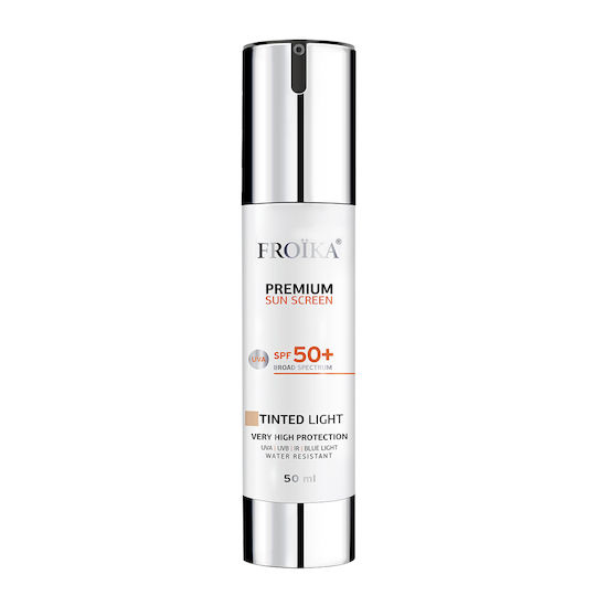 Froika Premium Cremă Antisolară de Față Colorată Tinted Light SPF 50+ 50ml