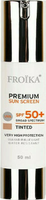 Froika Premium Sunscreen Sunscreen Cream Face SPF50 with Color 50ml