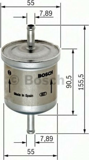 Bosch Φίλτρο Βενζίνης για Alfa Romeo/Opel/Seat/Vw