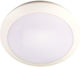 Eurolamp Outdoor Ceiling Flush Mount with Integrated LED 16W in White Color 145-55307