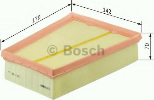 Bosch Car Air Filter for Renault Laguna / Megane Dacia / Nissan / Opel / Renault