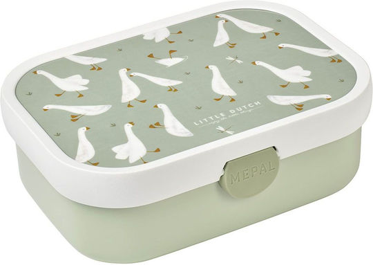 Little Dutch Little Goose Plastic Kids' Food Container Green x x 6cm