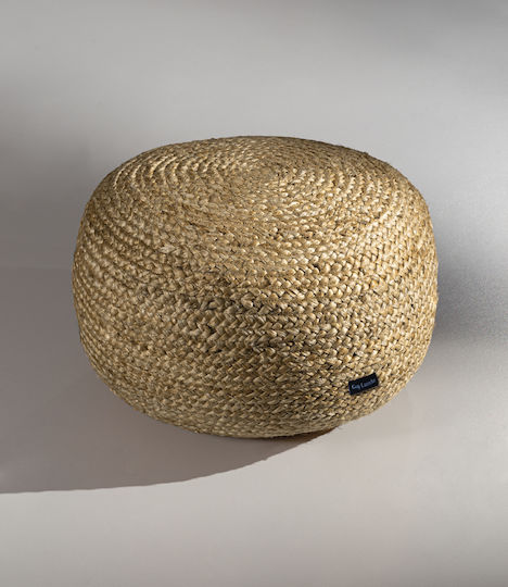 Σκαμπό Ottoman Μπεζ 50x50x25cm Σκαμπό Ottoman Μπεζ 50x50x25cm
