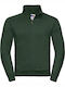 Russell Europe Authentic Men's Long Sleeve Promotional Cardigan Bottle Green