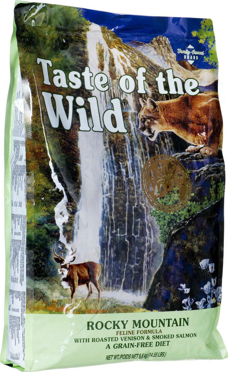 Taste Of The Wild Rocky Mountain Ξηρά Τροφή Γάτας με Ελάφι / Σολομό 6 ...