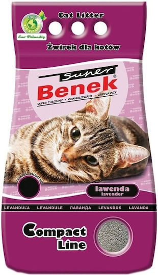 Super Benek Certech Super Benek Compact Άμμος Γάτας Μπετονίτης με Άρωμα Λεβάντα 25lt
