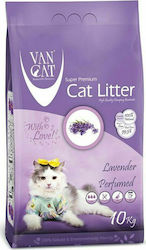 Van Cat Perfumed Clumping Odour Control Cat Litter Lavender 10kg 51014