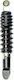 Αμορτισέρ Μοτοσυκλέτας Πίσω για Honda Dio 50 / NH Lead 50 27.5cm για Honda DIO