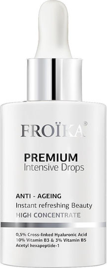 Froika Premium Intensive Moisturizing & Anti-aging Serum Face with Niacinamide & Peptides for Radiance & Firming 30ml