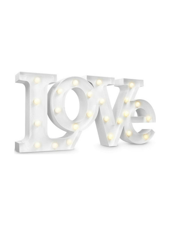 Navaris Decorative Lamp Love LED White