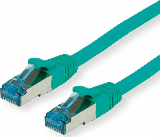 Value S/FTP Cat.6a Gigabit Network Cable Ethernet 2m Green