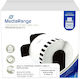 MediaRange Label Maker Tape compatible with Brother DK-22205 30.4m x 62mm in White Color 1pcs MRBDK22205