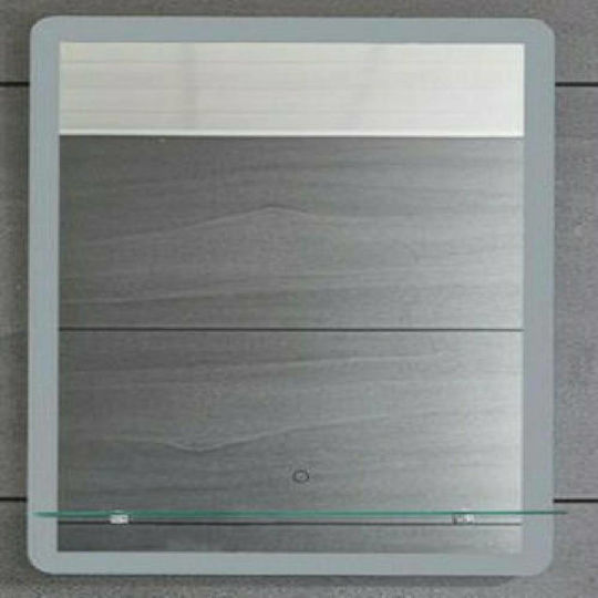 Gloria Nino Oglindă de Baie Dreptunghiulară Lumini LED Atingere 50x70cm