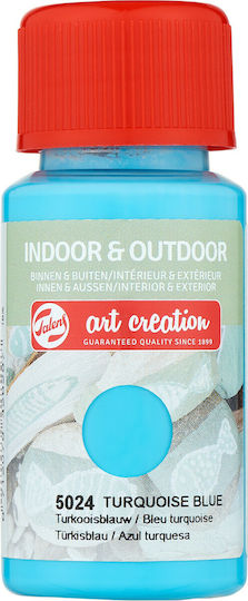 Royal Talens Art Creation Indoor & Outdoor Flüssige Handwerksfarbe Hellblau Für Holz 5024 Türkisblau 50ml