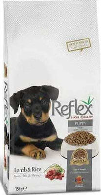 Reflex Puppy 15kg Ξηρά Τροφή για Κουτάβια με Αρνί και Ρύζι