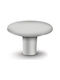 Conset Metallic Furniture Knob C687 Λευκό Ματ Ø30mm