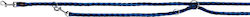 Trixie Dog Leash/Lead Cavo Black/Blue S/M 12mm in Black color 2m 143513