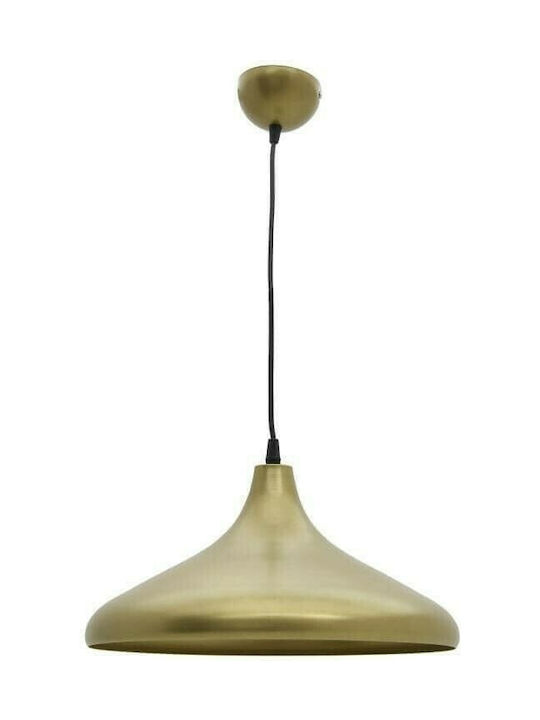 Click Pendant Light Suspension Bell for Socket E27 Gold