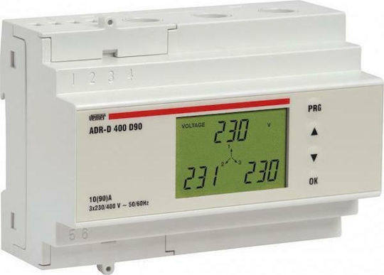 Vemer Vemer ADR-D400 D90 Digital Energy Analyzer for Electric Panel Rail Three-phase Wi-Fi Network Energy Analyzer with LCD Display