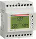 Vemer ADR-DE SPOT Digital Energie-Analysator für Elektrische Messgeräte Dreiphasiger Energie-Analysator Schiene für Dreiphasiges Netz mit LCD-Display 4Module 308-004071700