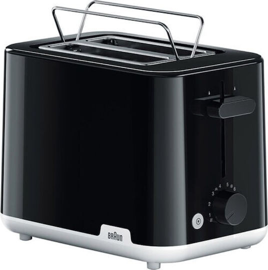 Braun HT 1010 Φρυγανιέρα 2 Θέσεων 900W Μαύρη